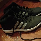 adidas Men’s Mid Top Lace Up Athletic Sneaker Black/White Sports Activewear — photo 2