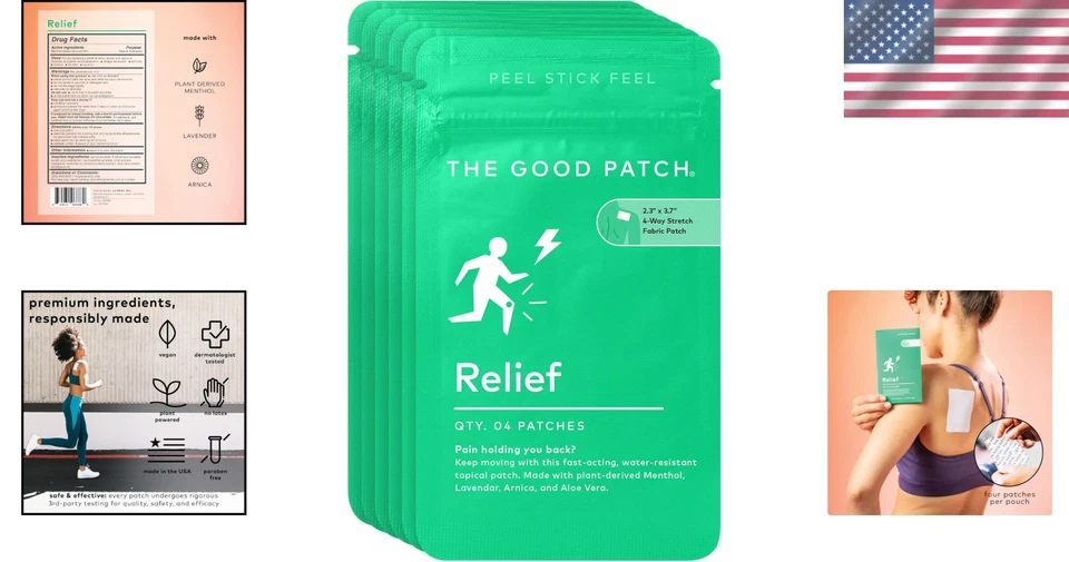 Parche de árnica aloe vera para espalda cuello brazos piernas Foto 2 de 4