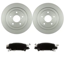 Bosch Rear Disc Brake Rotors & Ceramic Brake Pads Kit for Forester Impreza AWD