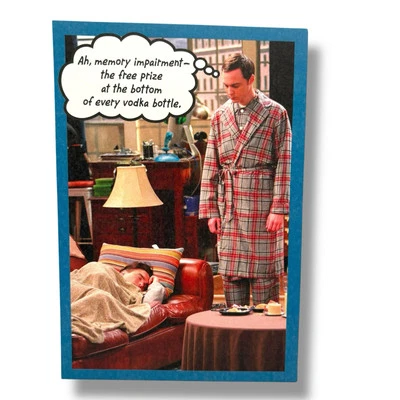 The Big Bang Theory Birthday Card Recycled Paper Greetings Warner Bros Single