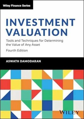 Investment Valuation: Tools and - Hardcover, by Damodaran Aswath - New h