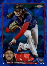 2023 Topps Chrome Sapphire Edition Matt Strahm #283 Boston Red Sox 3G