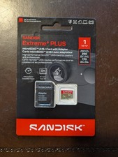 NIB - SANDISK Extreme PLUS 1TB MicroSDXC 250mb/s Read/170mb/s Write speed