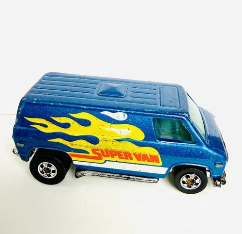 Vintage 1985 Hot Wheels Super Van - Blue Kellogg’s Mail In Promo Supervan