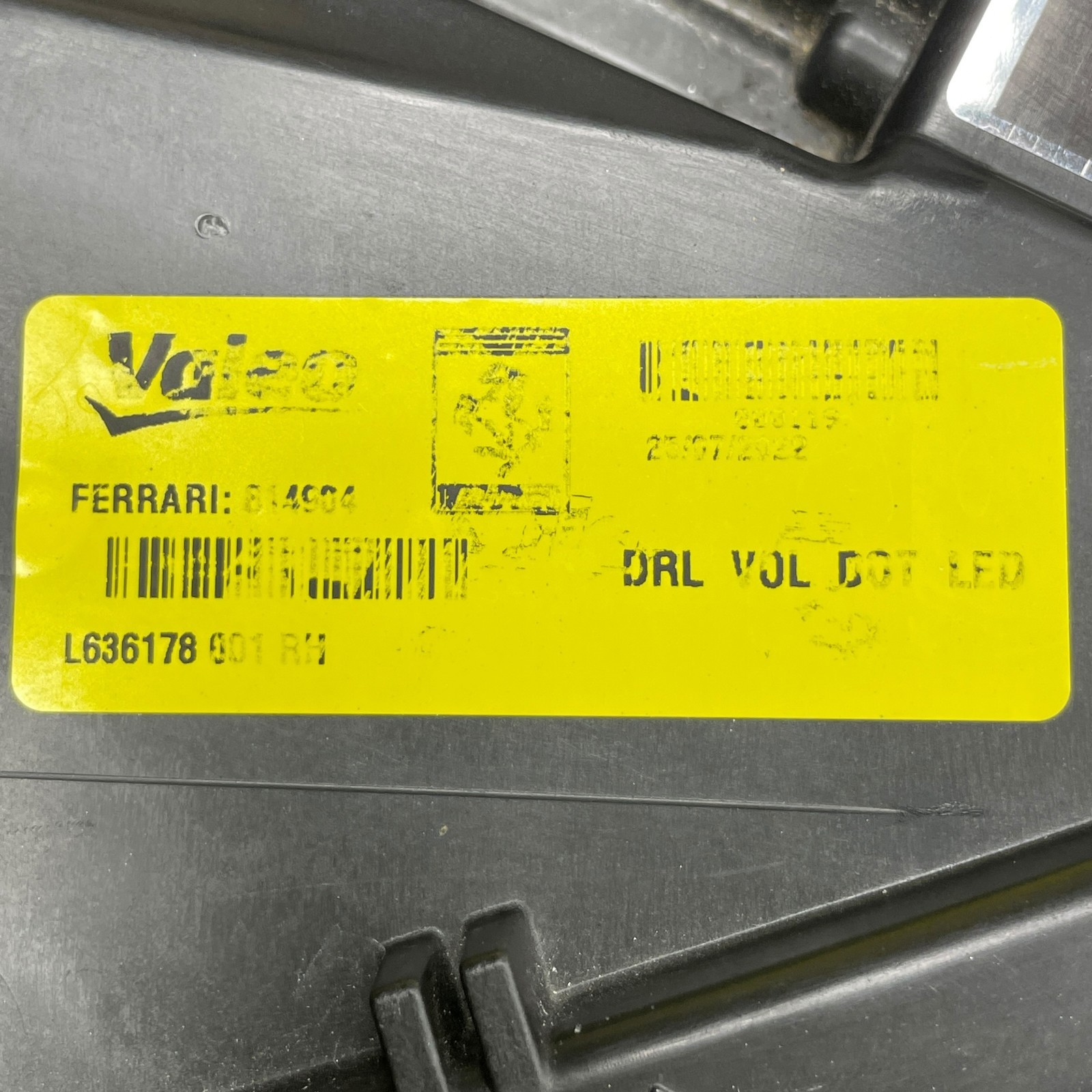 Ferrari 296 GTB GTS 2022-2025 OEM Front right passenger LED headlight L636178