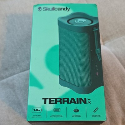 Skullcandy Terrain XT Portable Bluetooth Waterproof Speaker USB-C Green/Black