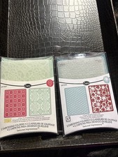 Sizzix Embossing Folders Lot Assorted Designs Plastic 656956 657837 Set