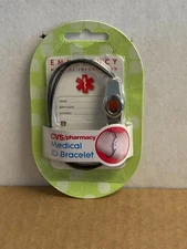 CVS Unisex Medical ID Bracelet Adjustable
