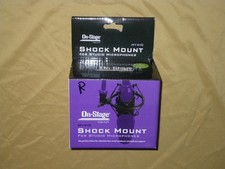 STUDIO MICROPHONE SHOCK MOUNT - BLACK FINISH - ON-STAGE GEAR MY410 - NEW IN BOX