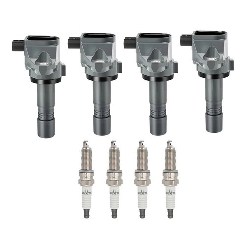 4x Ignition Coil+4x Spark Plug UF672 Pour Acura ILX 2.0L Honda Civic HR-V 1.8L - Picture 2 of 17