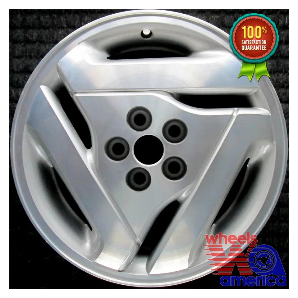Wheel Rim Pontiac Grand Am 16 1993-1995 12355882 Machined OEM Factory OE 6513 - Image 2 of 4