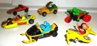 Vintage Job Lot Corgi Junior Incredible hulk Wonder Woman Popeye Yogi etc cars