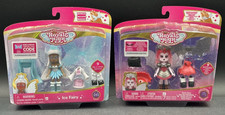 Royale High Jazwares 7 Pcs Mini Figure Set Dark Fairy  Ice Fairy With Codes