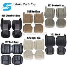 For 2003-2006 GMC Sierra Driver & Passenger Replacement Leather Seat Cover