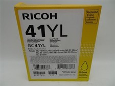 Original Ricoh GC-41YL / 405768 Tintenpatrone Gelb für SG 3100 snw / SG 3110 DN