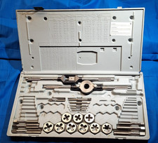 Vintage USA Craftsman 52835 23 pc METRIC large Diameter tap & die set 18mm-14mm