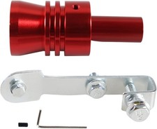Red Turbo Sound Exhaust Fake Blow Off Valve Bov Simulator Whistler Xl-size Ekk