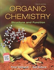 Organic Chemistry: Structure and - Hardcover, by Vollhardt K. Peter - Acceptable