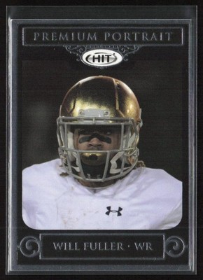 2016 SAGE HIT Premium Portrait Gold Will Fuller #PP13 Notre Dame Fighting Irish