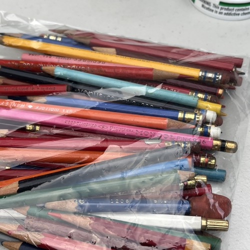 Vintage Wood Colored Pencil/Crayons Lot Venus Eagle Dixon Pink Mongol Wallace - Picture 11 of 11