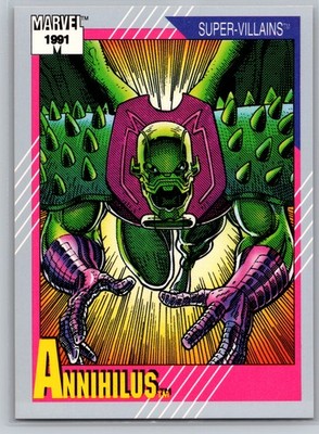 1991 Impel Marvel Universe Series II #72 Annihilus Super-Villains Card