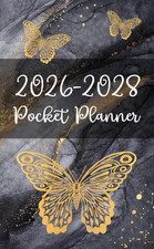 2026-2028 Pocket Planner: 3-Year Monthly Organizer with 36-Month Schedule for Ev