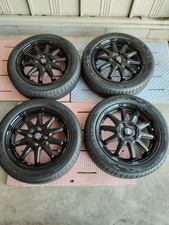 Jdm Kyoho 15-inch Aluminum Wheels With 16555r15 Tires 4-book Set For No Tires