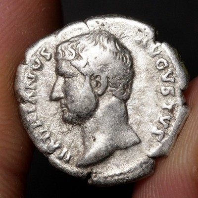 Emperor Hadrian Denarius 129AD Ancient Roman Empire Silver Coin Justitia Rome