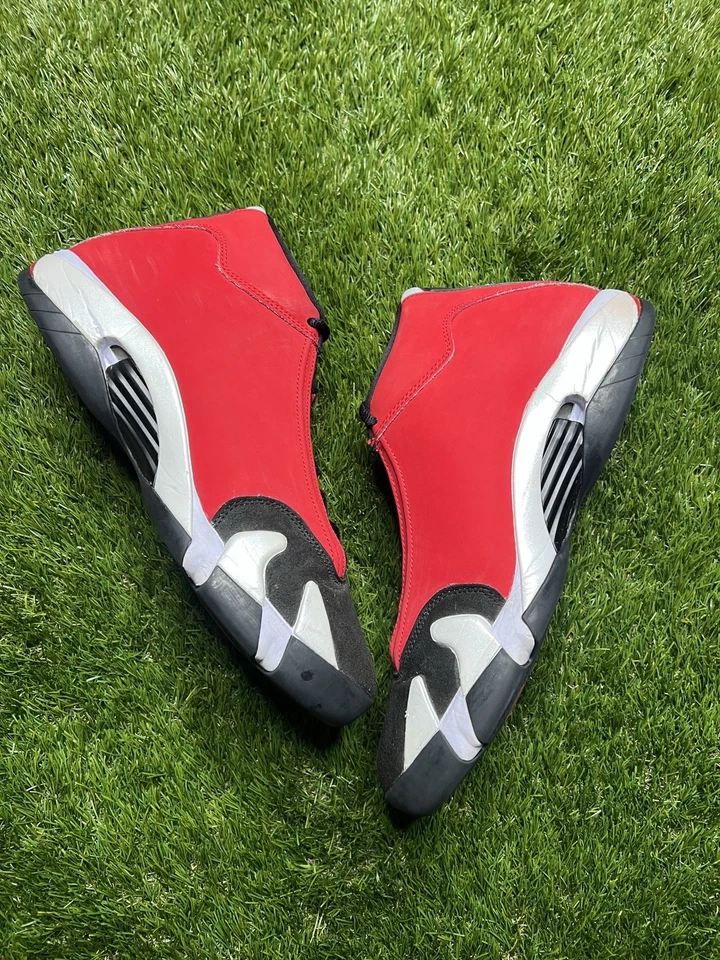 Nike Air Jordan 14 Retro Gimnasio Rojo Toro 487471-006 Talla 11 Foto 2 de 4