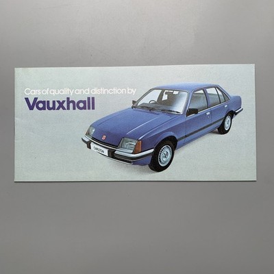 Vauxhall Händlerprospekt 1978 Kleinformat Chevette Viva Cavalier Carlton Royale