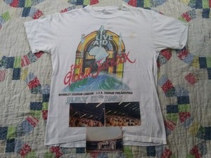 Vintage Live Aid T Shirt | eBay