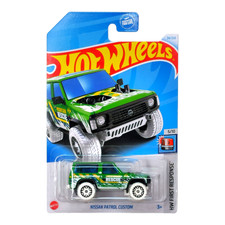 Hot Wheels Nissan Patrol Custom Green Hw First Response Mainline Htc89 2024