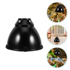 2 Sets Heat Lamp Protector Cage Aluminum Reptile Dome Light Shade