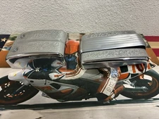 2009 Harley Dyna Battery Electrical Panel Side Cover Set Chrome Left Right