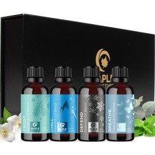 Winter Essential Oils Set for Diffuser - Large 100 Pure Holiday Essential Oil...