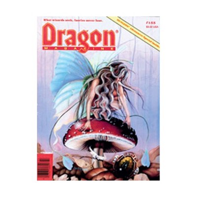 TSR Dragon Magazine #155 ''Crypt of Istaris Module, Realms of the Fairie'' Mag VG