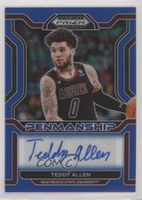 2022 Panini Prizm Draft Picks College Penmanship Blue /149 Teddy Allen Auto z1r