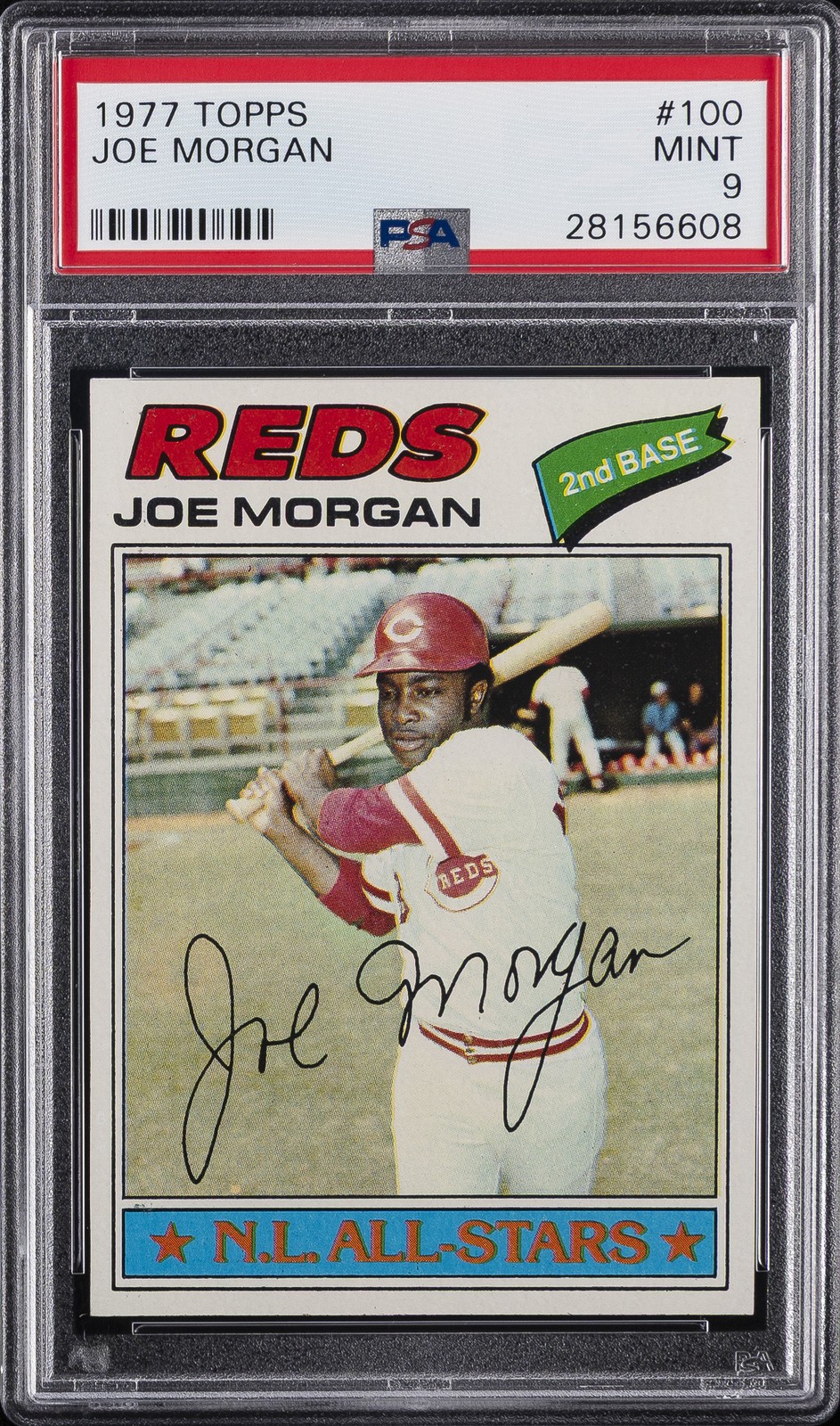 1977 TOPPS #100 JOE MORGAN PSA 9