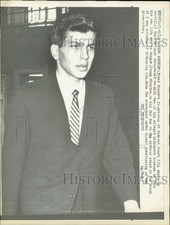 1964 Press Photo Frank Sinatra Jr. arrives at Federal Court Los Angeles