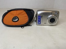 Olympus FE-115 5.0MP Compact Digital Camera Silver   TESTED AND WORKING    