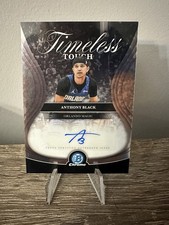 2025-26 Bowman Basketball Chrome Timeless Touch Autograph Auto Anthony Black