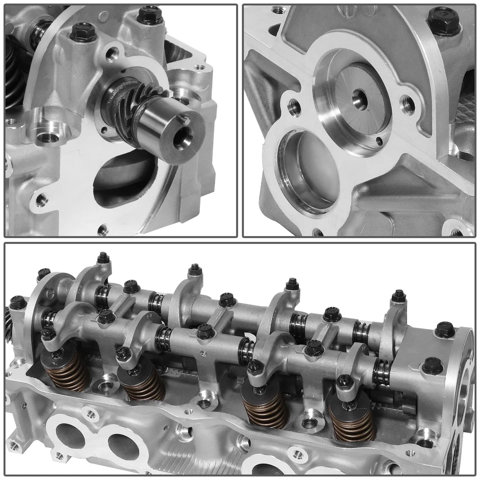 PARA 83-93 MAZDA 626 B2000 B2200 2.0 FE F2 MOTOR ALUMINIO CULATA COMPLETA Foto 3 de 4