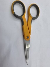 FISKARS Softgrip SCISSORS Orange 5" CRAFT Paper Fabric Right Hand