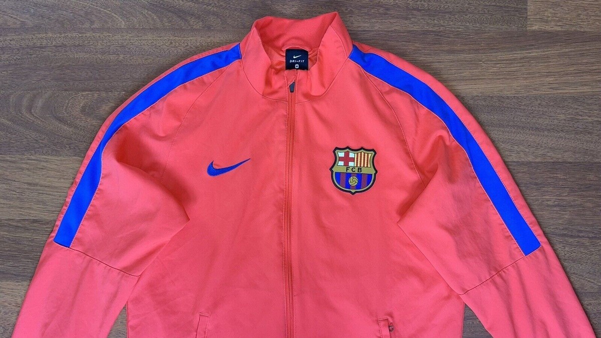 BARCELONA NIKE 2016/2017 FOOTBALL SOCCER TRAINING JACKET SIZE “M