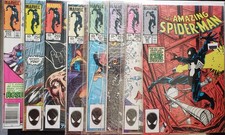 8 Vintage Amazing Spider-Man Comics Issues 253-258, 260, 291 1st Rose, 1st Puma