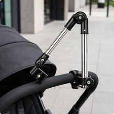 Two-Wheeler Umbrella Holder Stainless Steel Umbrella Holder with Clamp