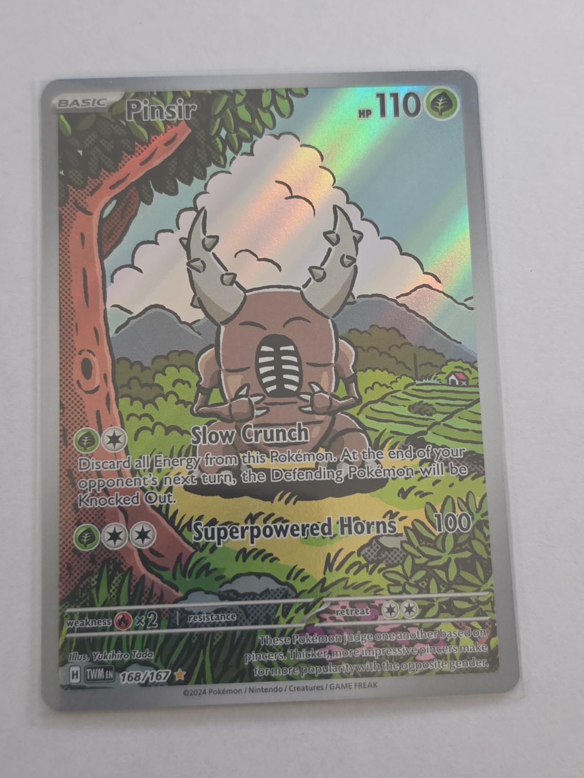 Pinsir Twilight Masquerade Illustration Rare 168/167 NM