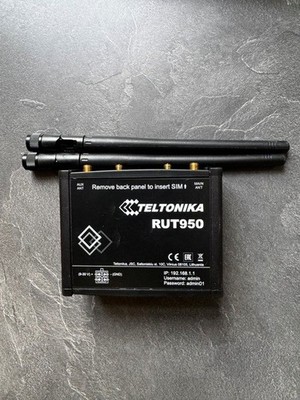 Teltonika RUT950 4G LTE Router Dual SIM Industrie WLAN Ethernet Dual SIM Industr