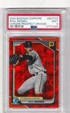 2024 Bowman Sapphire Edition - Chrome Prospects Paul Skenes #BCP-125 Orange /25
