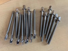 Lot of 16x DW Drum Workshop TP30 2-1/8-in. TENSION ROD Parts Tom Snare Drum Fine